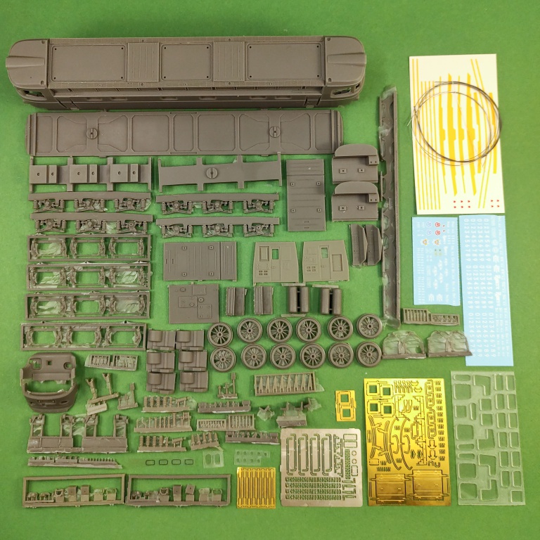 Scale model kit h0 ChS4 Кіт, модель тепловоза ЧС4 h0 RTM